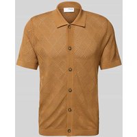 SELECTED HOMME Regular Fit Strick-Cardigan aus reiner Baumwolle Modell 'ARCO' in Messing, Größe XXL SELECTED HOMME Regular Fit Strick-Cardigan aus reiner Baumwolle Modell 'ARCO' in Messing, Größe XXL von Selected Homme
