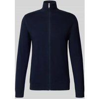 SELECTED HOMME Regular Fit Strickjacke aus reiner Baumwolle Modell 'BERG' in Dunkelblau, Größe XXL SELECTED HOMME Regular Fit Strickjacke aus reiner Baumwolle Modell 'BERG' in Dunkelblau, Größe XXL von Selected Homme
