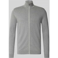 SELECTED HOMME Regular Fit Strickjacke aus reiner Baumwolle Modell 'BERG' in Mittelgrau, Größe M SELECTED HOMME Regular Fit Strickjacke aus reiner Baumwolle Modell 'BERG' in Mittelgrau, Größe M von Selected Homme