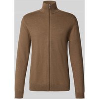 SELECTED HOMME Regular Fit Strickjacke aus reiner Baumwolle Modell 'BERG' in Sand, Größe XXL von Selected Homme