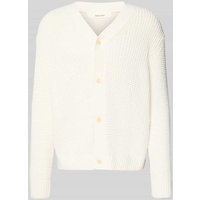 SELECTED HOMME Regular Fit Strickjacke aus reiner Baumwolle Modell 'DERECK' in Offwhite, Größe M SELECTED HOMME Regular Fit Strickjacke aus reiner Baumwolle Modell 'DERECK' in Offwhite, Größe M von Selected Homme