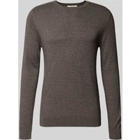 SELECTED HOMME Regular Fit Strickpullover aus reiner Baumwolle Modell 'BERG' in Hellbraun, Größe XXL von Selected Homme