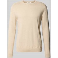 SELECTED HOMME Regular Fit Strickpullover aus reiner Baumwolle Modell 'BERG' in Hellgrau, Größe XXL SELECTED HOMME Regular Fit Strickpullover aus reiner Baumwolle Modell 'BERG' in Hellgrau, Größe XXL von Selected Homme