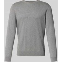 SELECTED HOMME Regular Fit Strickpullover aus reiner Baumwolle Modell 'BERG' in Hellgrau Melange, Größe M SELECTED HOMME Regular Fit Strickpullover aus reiner Baumwolle Modell 'BERG' in Hellgrau Melange, Größe M von Selected Homme