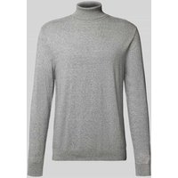 SELECTED HOMME Regular Fit Strickpullover aus reiner Baumwolle Modell 'BERG' in Hellgrau Melange, Größe S von Selected Homme