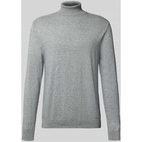 SELECTED HOMME Regular Fit Strickpullover aus reiner Baumwolle Modell 'BERG' in Hellgrau Melange, Größe XXL von Selected Homme