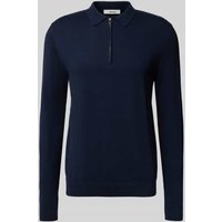 SELECTED HOMME Regular Fit Strickpullover aus reiner Baumwolle Modell 'BERG' in Marine Melange, Größe XXL von Selected Homme