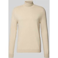 SELECTED HOMME Regular Fit Strickpullover aus reiner Baumwolle Modell 'BERG' in Offwhite Melange, Größe M von Selected Homme
