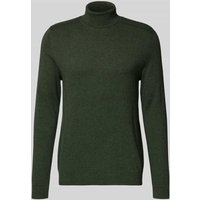 SELECTED HOMME Regular Fit Strickpullover aus reiner Baumwolle Modell 'BERG' in Oliv Melange, Größe S von Selected Homme