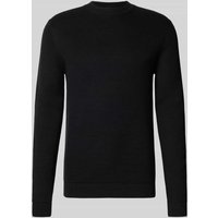 SELECTED HOMME Regular Fit Strickpullover aus reiner Baumwolle Modell 'DANE' in Black, Größe L von Selected Homme