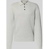 SELECTED HOMME Regular Fit Strickpullover aus reiner Baumwolle Modell 'DANE' in Hellgrau, Größe M von Selected Homme