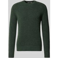 SELECTED HOMME Regular Fit Strickpullover mit Alpaka-Woll-Mix Modell 'RAI' in Dunkelgruen, Größe XXL SELECTED HOMME Regular Fit Strickpullover mit Alpaka-Woll-Mix Modell 'RAI' in Dunkelgruen, Größe XXL von Selected Homme