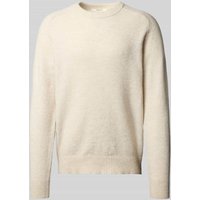 SELECTED HOMME Regular Fit Strickpullover mit Alpaka-Woll-Mix Modell 'RAI' in Offwhite, Größe S SELECTED HOMME Regular Fit Strickpullover mit Alpaka-Woll-Mix Modell 'RAI' in Offwhite, Größe S von Selected Homme