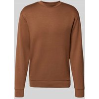 SELECTED HOMME Regular Fit Sweatshirt aus Viskose-Mix Modell 'EMANUEL' in Dunkelorange, Größe XL von Selected Homme