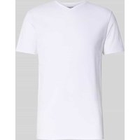 SELECTED HOMME Regular Fit T-Shirt aus Baumwoll-Mix Modell 'NEWPIMA' in Weiss, Größe XXL von Selected Homme