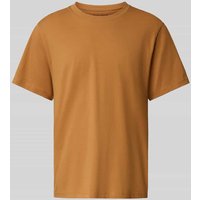 SELECTED HOMME Regular Fit T-Shirt aus reiner Baumwolle Modell 'ASPEN' in Camel, Größe L von Selected Homme
