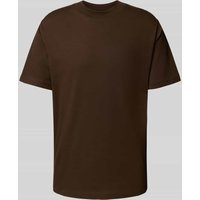 SELECTED HOMME Regular Fit T-Shirt aus reiner Baumwolle Modell 'COLMAN' in Dunkelbraun, Größe XXL von Selected Homme