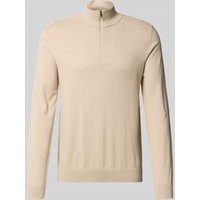 SELECTED HOMME Regular Fit Troyer aus reiner Baumwolle Modell 'BERG' in Ecru, Größe XXL SELECTED HOMME Regular Fit Troyer aus reiner Baumwolle Modell 'BERG' in Ecru, Größe XXL von Selected Homme