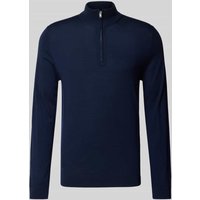 SELECTED HOMME Regular Fit Troyer aus reiner Wolle Modell 'TRAY' in Dunkelblau, Größe XXL SELECTED HOMME Regular Fit Troyer aus reiner Wolle Modell 'TRAY' in Dunkelblau, Größe XXL von Selected Homme