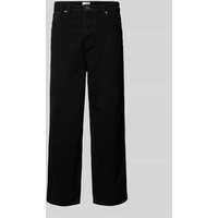 SELECTED HOMME Relaxed Fit Jeans im 5-Pocket-Design Modell 'WIDE' in Black, Größe 36/34 von Selected Homme