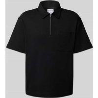 SELECTED HOMME Relaxed Fit Poloshirt aus reiner Baumwolle Modell 'RELAXEJEORGE' in Black, Größe XXL von Selected Homme