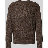 SELECTED HOMME Relaxed Fit Pullover aus reiner Baumwolle Modell 'TILUM' in Dunkelbraun, Größe L SELECTED HOMME Relaxed Fit Pullover aus reiner Baumwolle Modell 'TILUM' in Dunkelbraun, Größe L von Selected Homme
