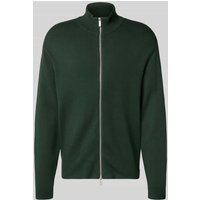 SELECTED HOMME Relaxed Fit Strickjacke aus Viskose-Mix Modell 'TELLER' in Dunkelgruen, Größe L von Selected Homme