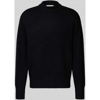 SELECTED HOMME Relaxed Fit Strickpullover aus Woll-Kaschmir-Mix Modell 'Calle' in Black, Größe XXL von Selected Homme