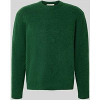 SELECTED HOMME Relaxed Fit Strickpullover mit Woll-Anteil Modell 'RAI BRUSHED' in Bottle, Größe XXL von Selected Homme