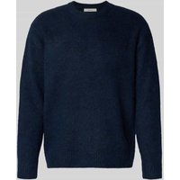 SELECTED HOMME Relaxed Fit Strickpullover mit Woll-Anteil Modell 'RAI BRUSHED' in Marine, Größe XL von Selected Homme