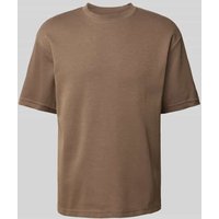 SELECTED HOMME Relaxed Fit T-Shirt mit Rundhalsausschnitt Modell 'OSCAR' in Hazel, Größe S von Selected Homme