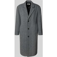 SELECTED HOMME Relaxed Fit Wollmantel mit Reverskragen Modell 'MILOS' in Anthrazit, Größe M von Selected Homme