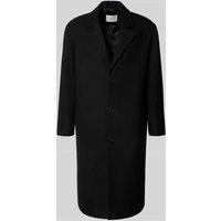 SELECTED HOMME Relaxed Fit Wollmantel mit Reverskragen Modell 'MILOS' in Black, Größe M von Selected Homme