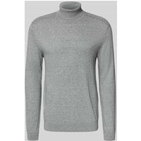 SELECTED HOMME Rollkragenpullover mit gerippten Abschlüssen in Mittelgrau Melange, Größe XXL SELECTED HOMME Rollkragenpullover mit gerippten Abschlüssen in Mittelgrau Melange, Größe XXL von Selected Homme