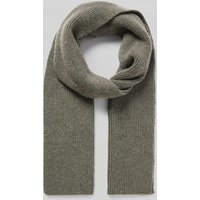 SELECTED HOMME Schal aus reiner Wolle Modell 'MASON' in Hellgrau Melange, Größe 1 von Selected Homme