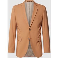 SELECTED HOMME Slim Fit 2-Knopf-Sakko mit Reverskragen Modell 'LIAM' in Terra, Größe 44 von Selected Homme