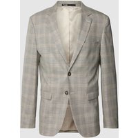 SELECTED HOMME Slim Fit 2-Knopf-Sakko mit Tartan-Karo Modell 'NEIL' in Sand, Größe 44 von Selected Homme
