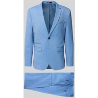 SELECTED HOMME Slim Fit Anzug bestehend aus 2-Knopf-Sakko und Anzughose in Sky, Größe 46 von Selected Homme