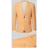 SELECTED HOMME Slim Fit Anzug mit Pattentaschen Modell 'LIAM' in Apricot, Größe 94 von Selected Homme