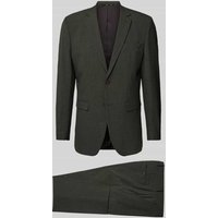 SELECTED HOMME Slim Fit Anzug mit fein strukturiertem Muster Modell 'LIAM' in Oliv, Größe 50 von Selected Homme