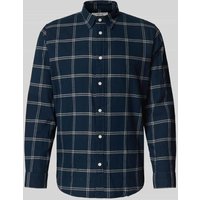 SELECTED HOMME Slim Fit Freizeithemd aus reiner Baumwolle Modell 'SLIMOWEN' in Marine, Größe XXL von Selected Homme