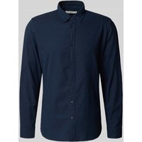 SELECTED HOMME Slim Fit Freizeithemd aus reiner Baumwolle Modell 'SLIMOWEN' in Marine, Größe XXL von Selected Homme