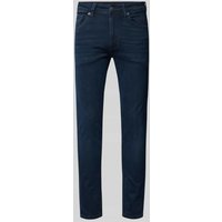 SELECTED HOMME Slim Fit Jeans im 5-Pocket-Design Modell 'LEON' in Dunkelblau, Größe 32/32 von Selected Homme