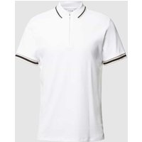 SELECTED HOMME Slim Fit Poloshirt mit Label-Detail Modell 'TOULOUSE' in Weiss, Größe XL von Selected Homme