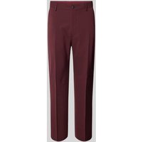 SELECTED HOMME Slim Fit Stoffhose mit Bügelfalten Modell 'LIAM' in Bordeaux, Größe 52 von Selected Homme