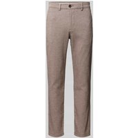 SELECTED HOMME Slim Fit Stoffhose mit Gürtelschlaufen Modell 'MILES' in Beige, Größe 36/32 von Selected Homme