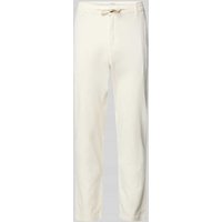 SELECTED HOMME Slim Tapered Fit Hose mit Leinen-Anteil Modell 'BRODY' in Weiss, Größe XL von Selected Homme