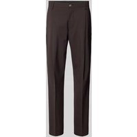 SELECTED HOMME Straight Leg Anzughose mit Bundfalten Modell 'OTTO' in Mittelbraun, Größe 50 von Selected Homme