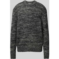 SELECTED HOMME Strickpullover mit Rundhalsausschnitt Modell 'PEPPER' in Anthrazit Melange, Größe XXL von Selected Homme