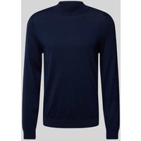 SELECTED HOMME Strickpullover mit Stehkragen Modell 'TRAY' in Dunkelblau, Größe M von Selected Homme